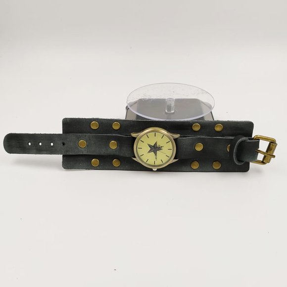 ✨✨BRAND NEW Punk Style Vintage Leather Men's Watch - Picture 3 of 5